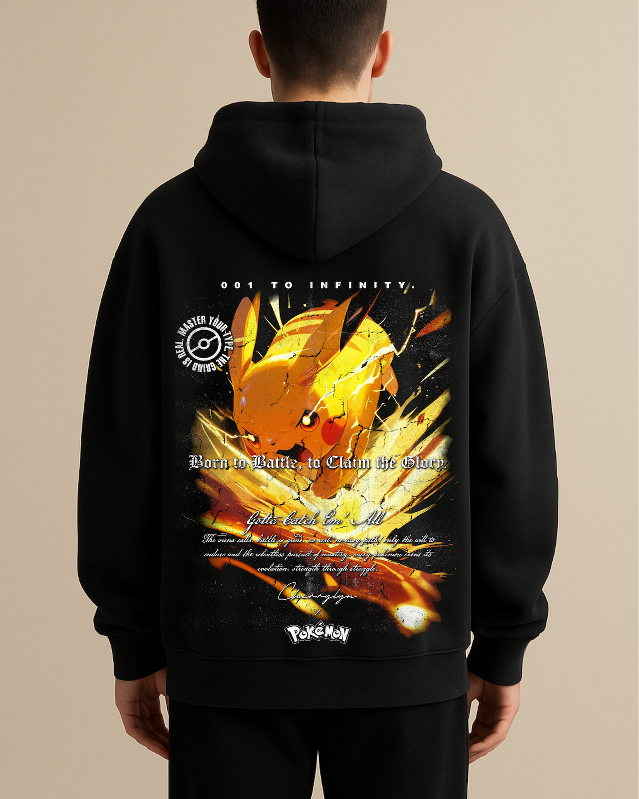 Pokémon 'Pikachu' Oversized Hoodie