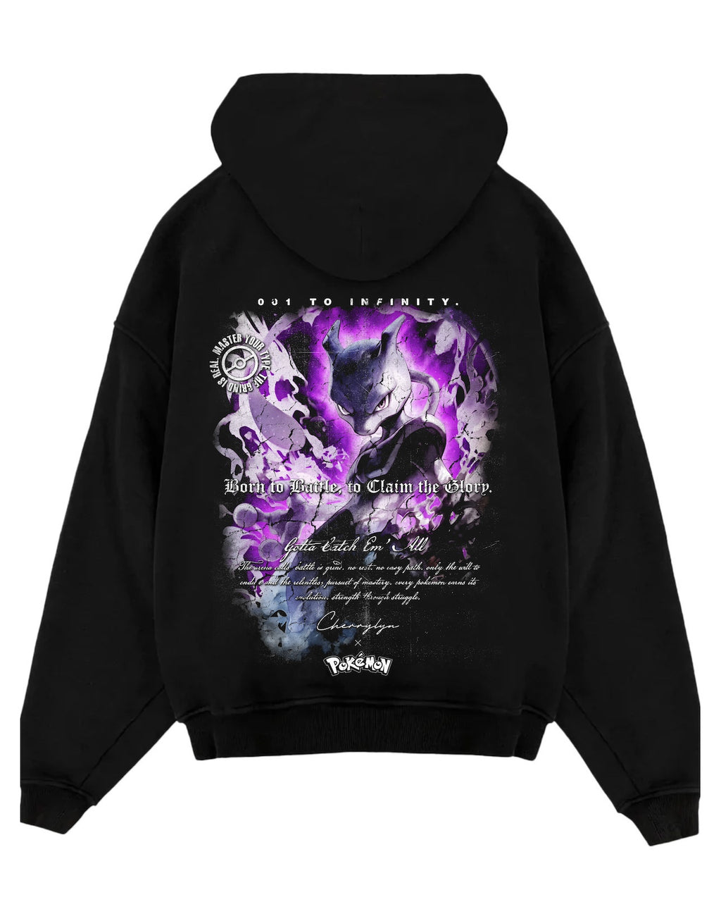 Pokémon 'Mewtwo' Oversized Hoodie