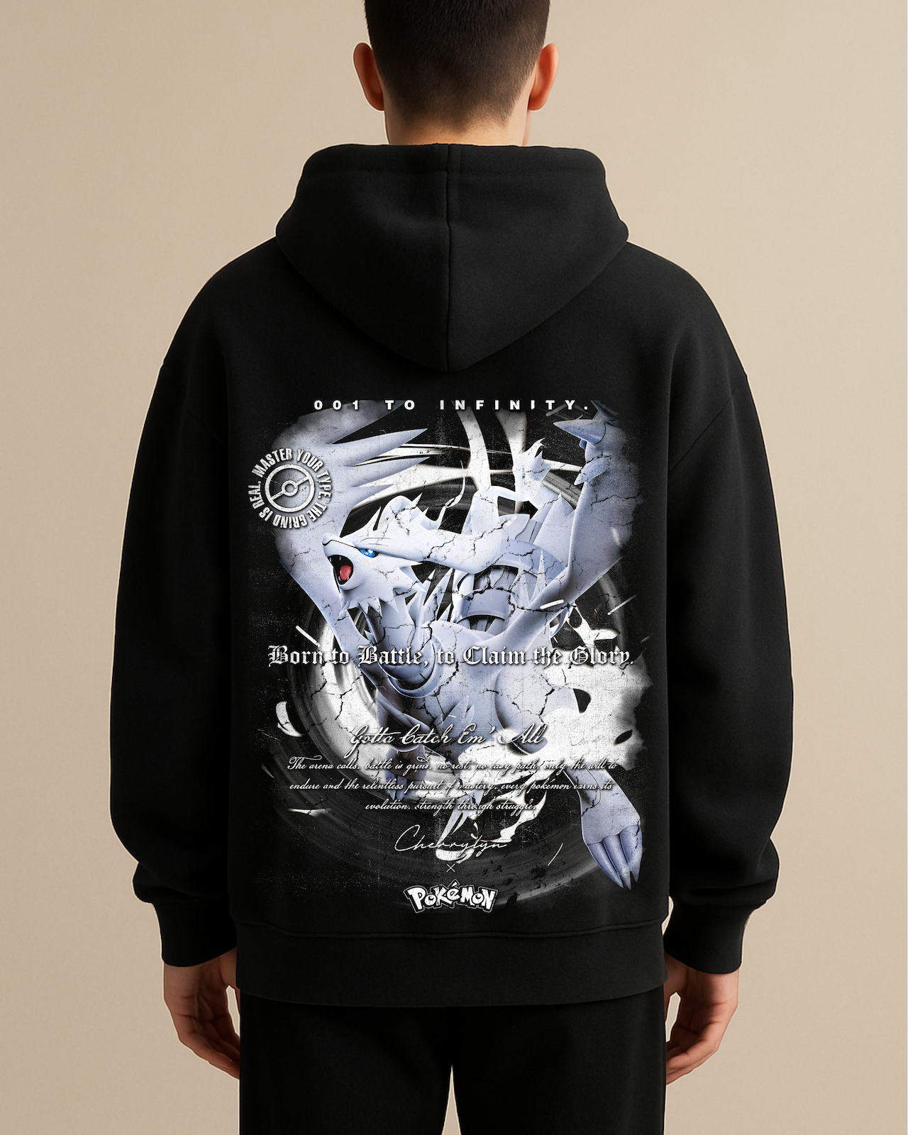 Pokémon 'Reshiram' Oversized Hoodie