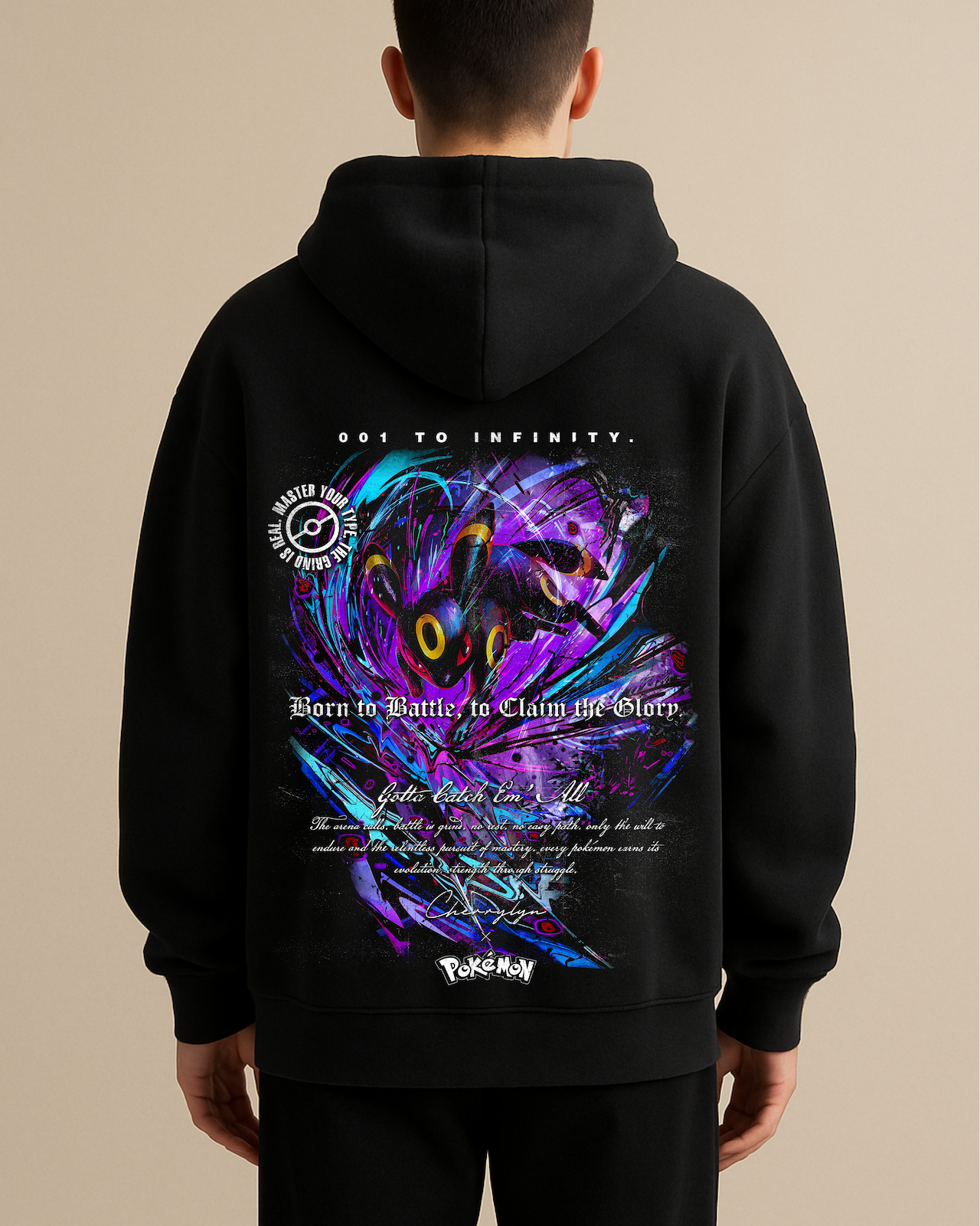Pokémon 'Umbreon' Oversized Hoodie
