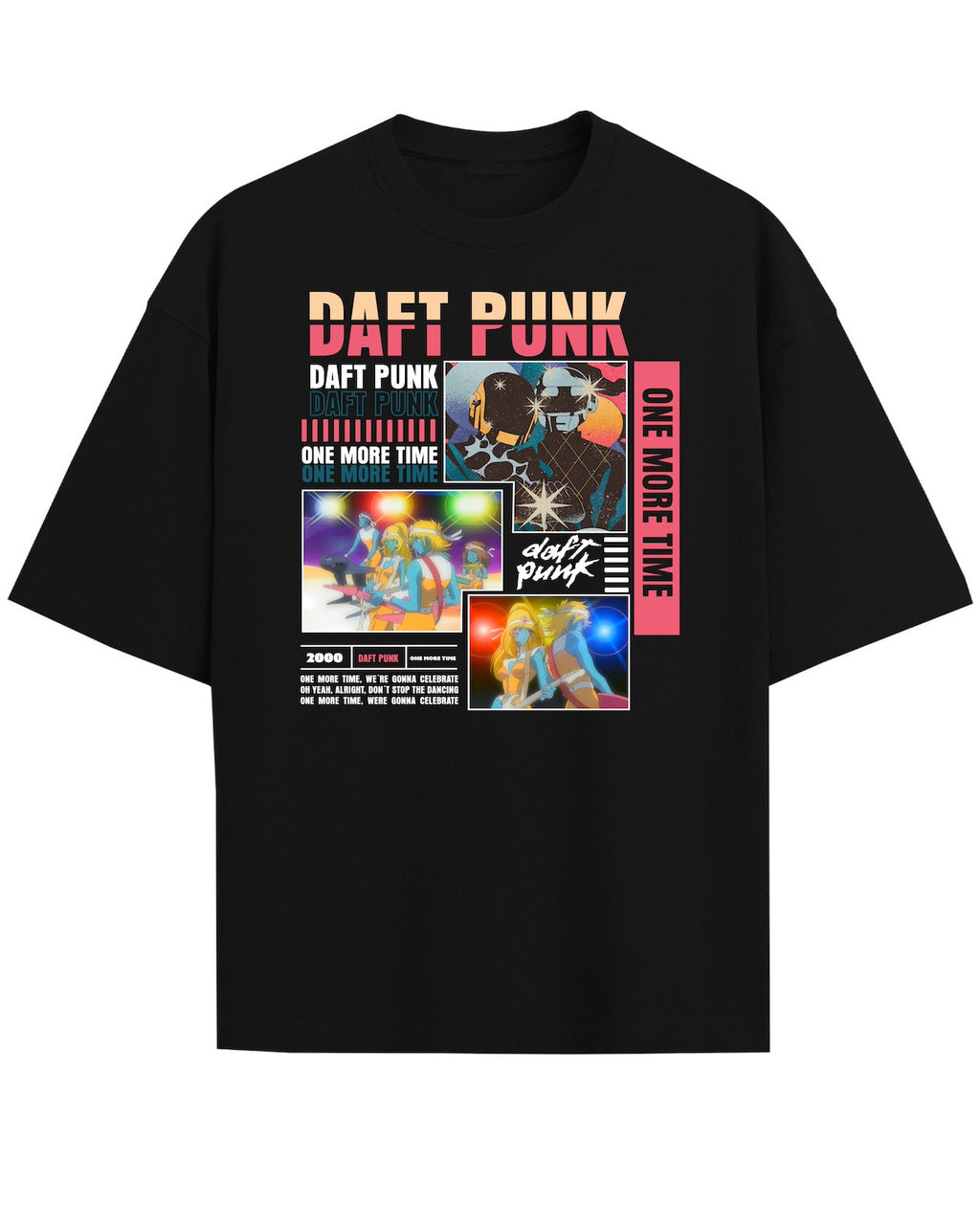 Daft Punk 'One More Time' T-Shirt
