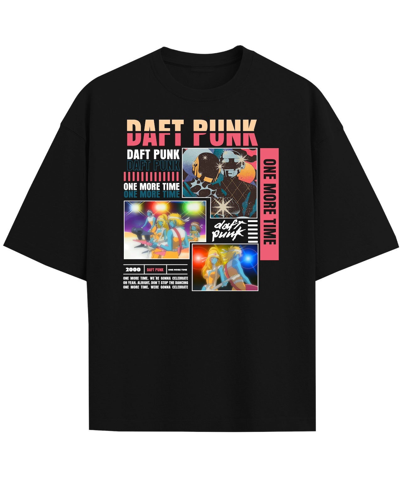 Daft Punk 'One More Time' T-Shirt