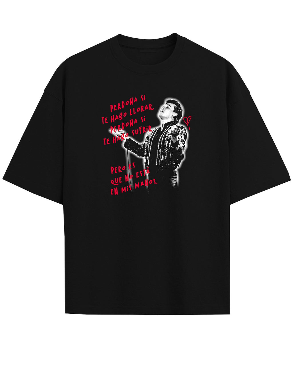 'Juanga: Así Fue' Black Oversized T-Shirt