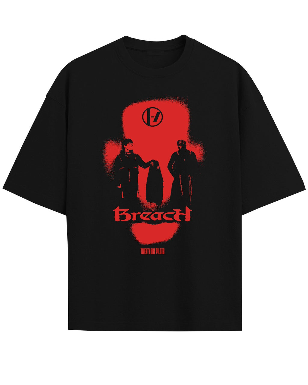 Twenty One Pilots 'Faces Of The Breach' T-Shirt
