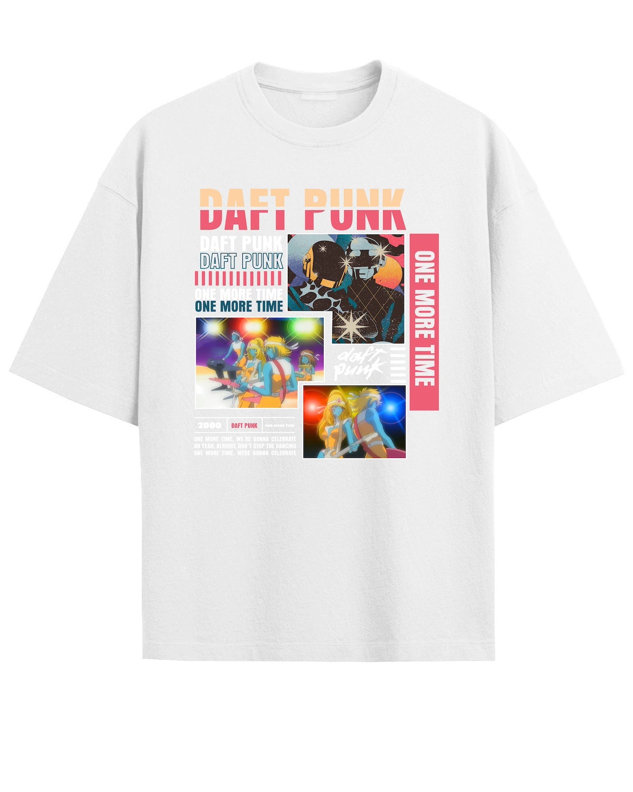 Daft Punk 'One More Time' T-Shirt