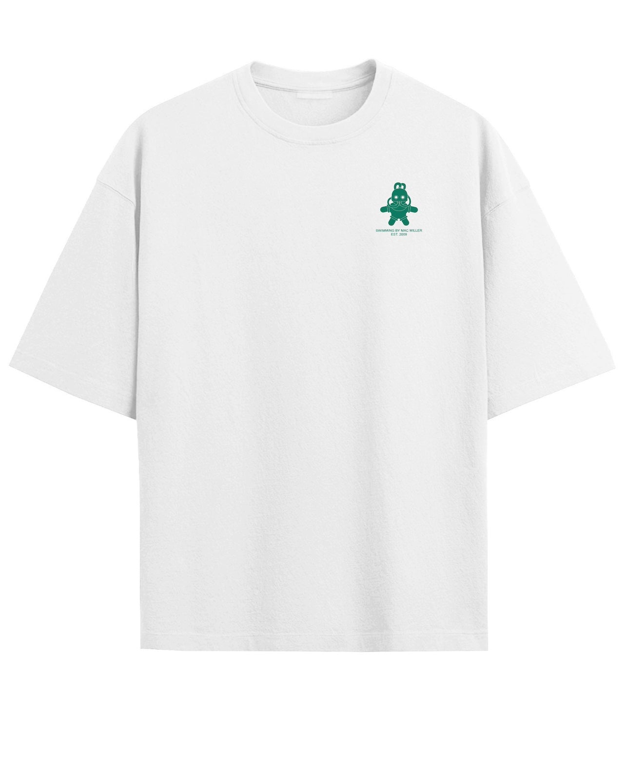 'Swimming' Black/White Oversized T-Shirt