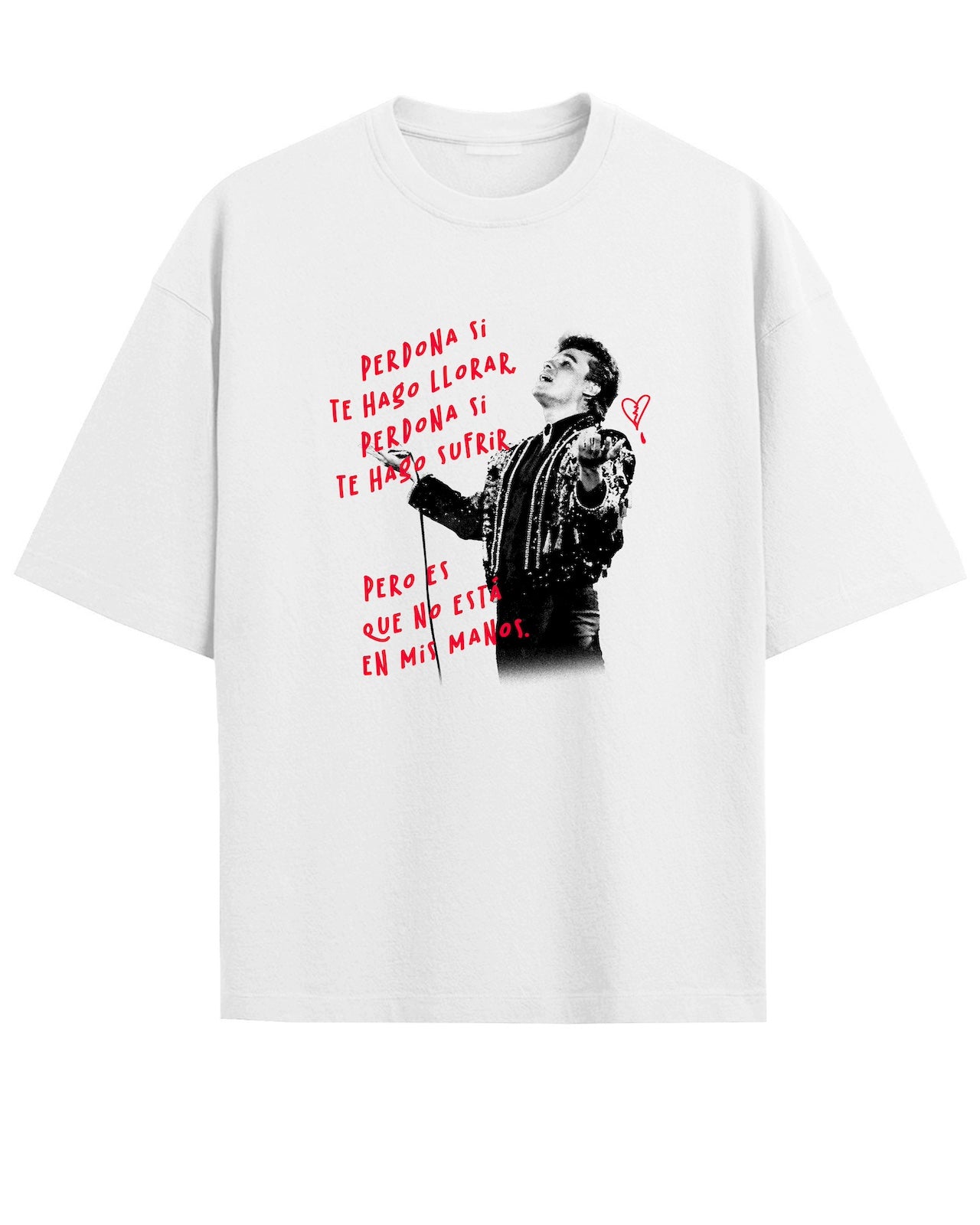 'Juanga: Así Fue' White Oversized T-Shirt