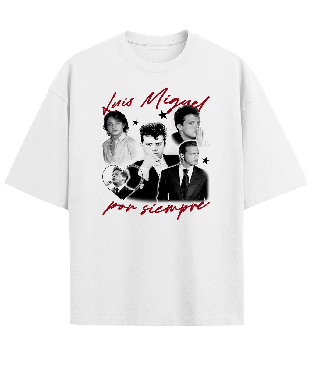 'Luismi' White Oversized T-shirt