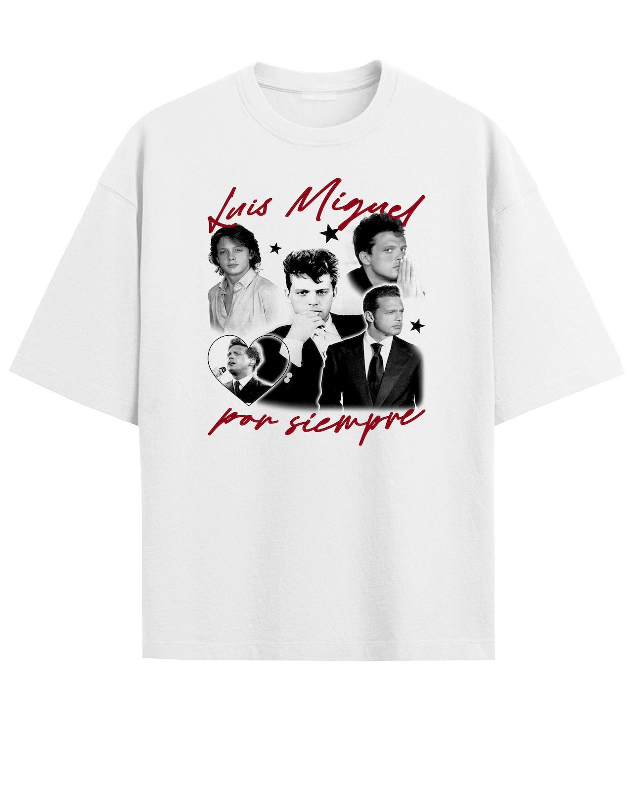 'Luismi' White Oversized T-shirt