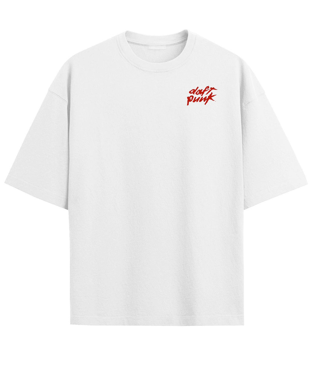 'Daft Punk: Interstella 5555' White Oversized T-Shirt