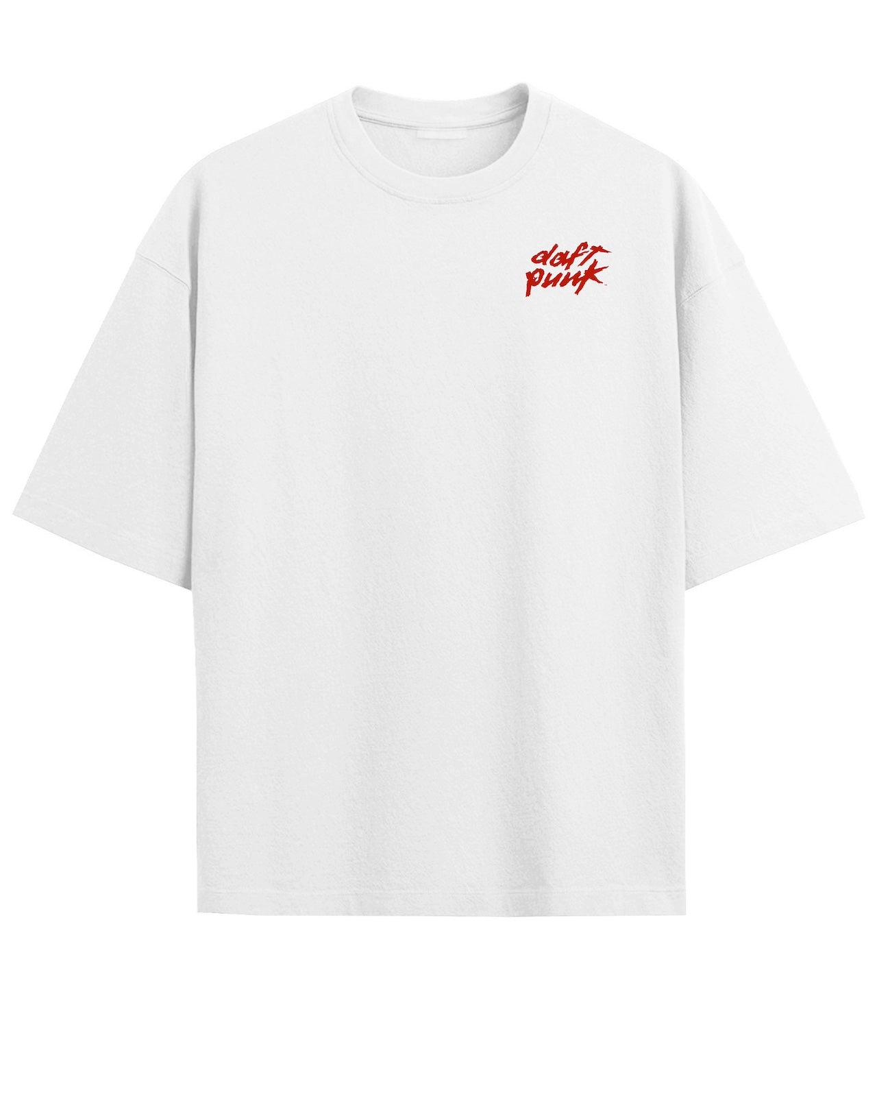 'Daft Punk: Interstella 5555' White Oversized T-Shirt