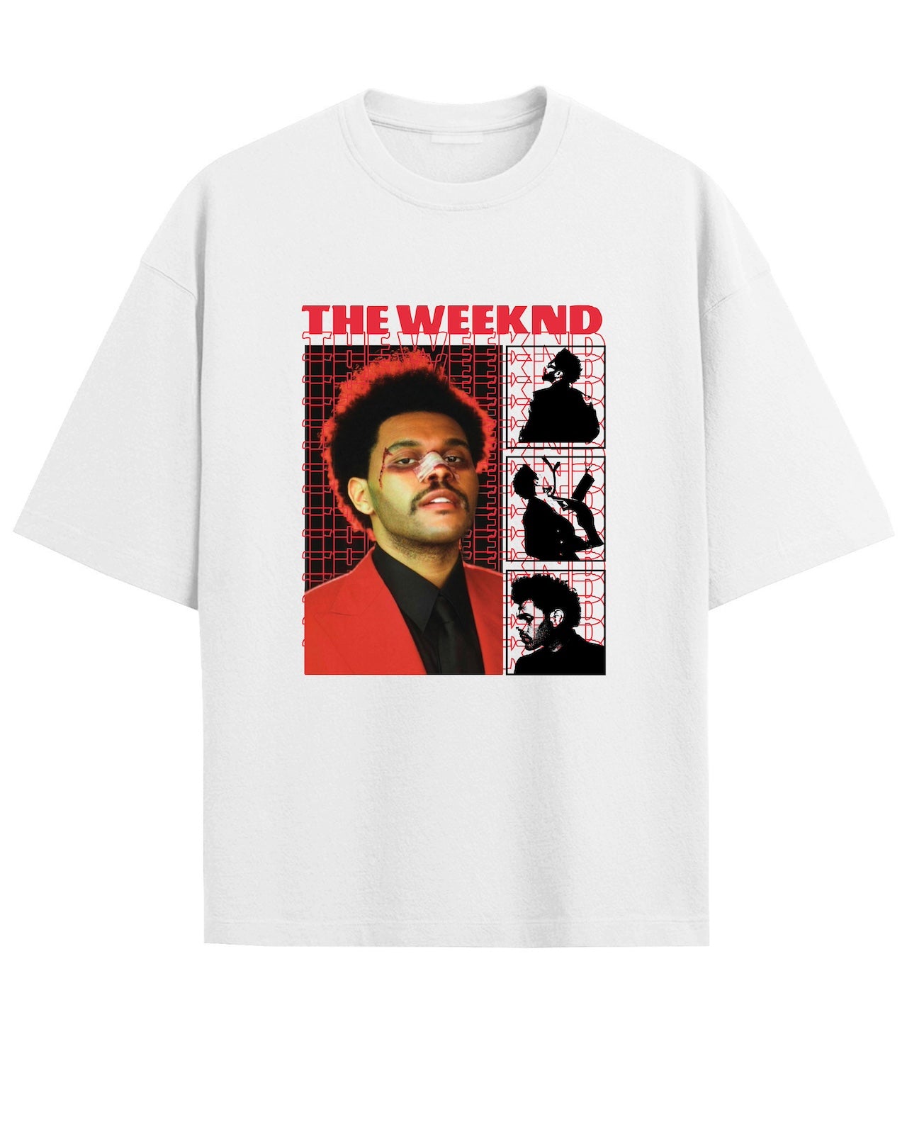 'The Weeknd: After Hours' White Oversized T-Shirt