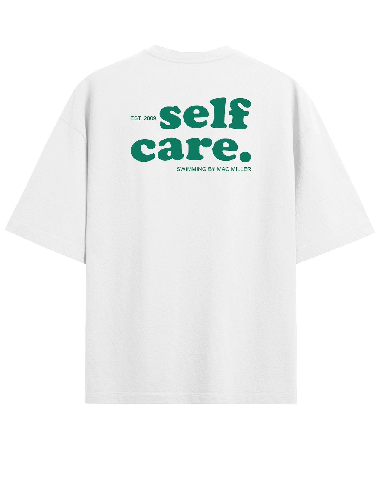 'Swimming' Black/White Oversized T-Shirt