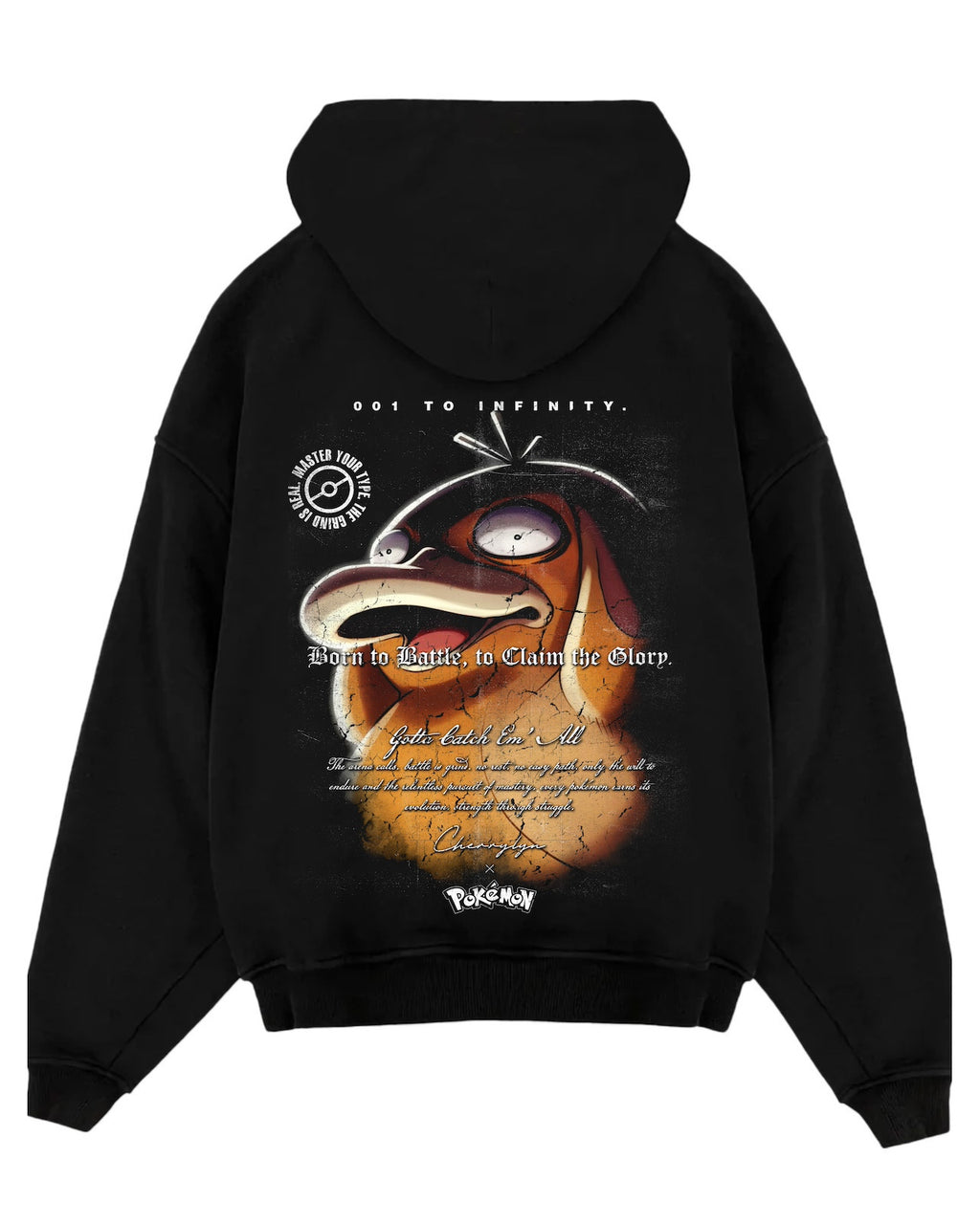 Pokémon 'Psyduck' Oversized Hoodie