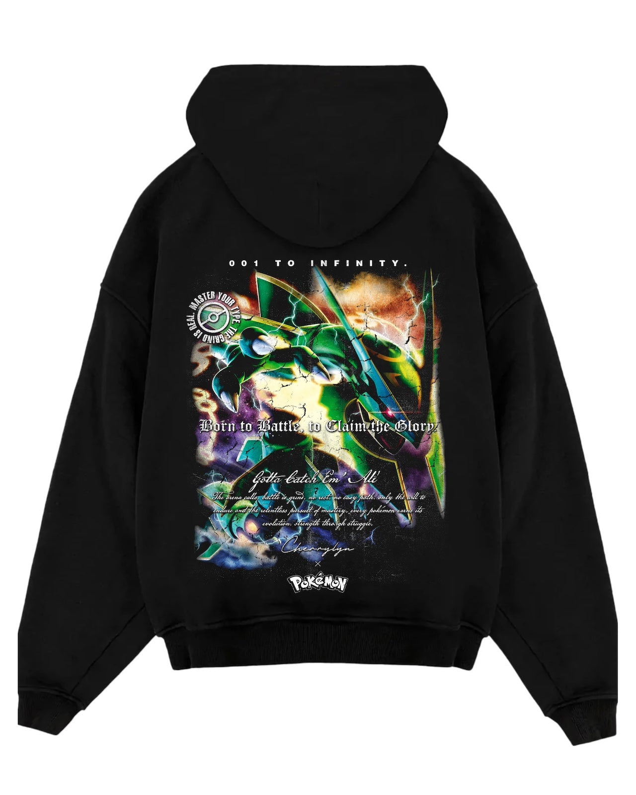 Pokémon 'Mega Rayquaza' Oversized Hoodie