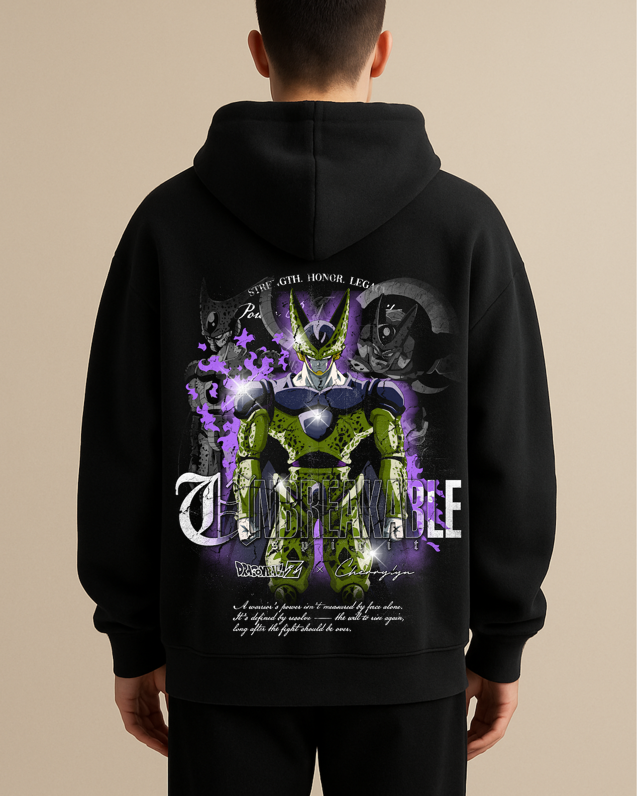 DBZ 'Perfect Cell' Oversize Hoodie