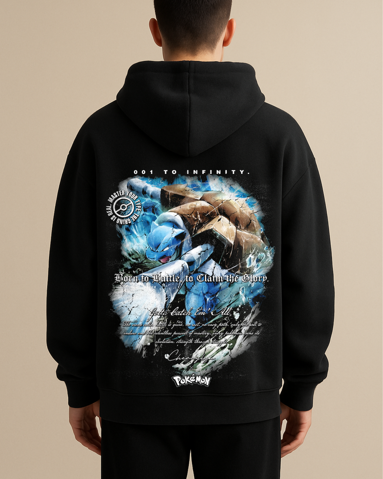 Pokémon 'Blastoise' Oversized Hoodie