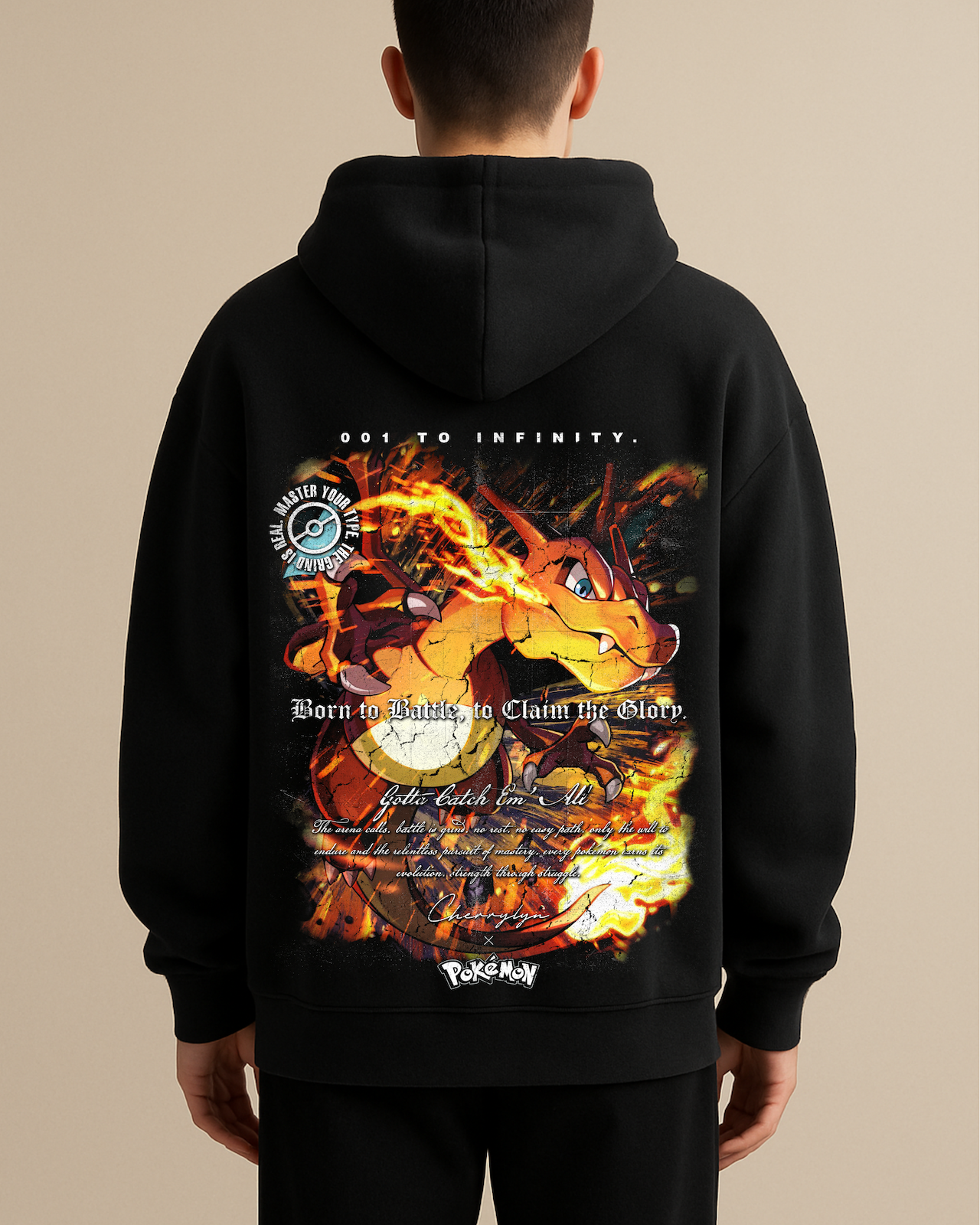 Pokémon 'Charizard' Oversized Hoodie