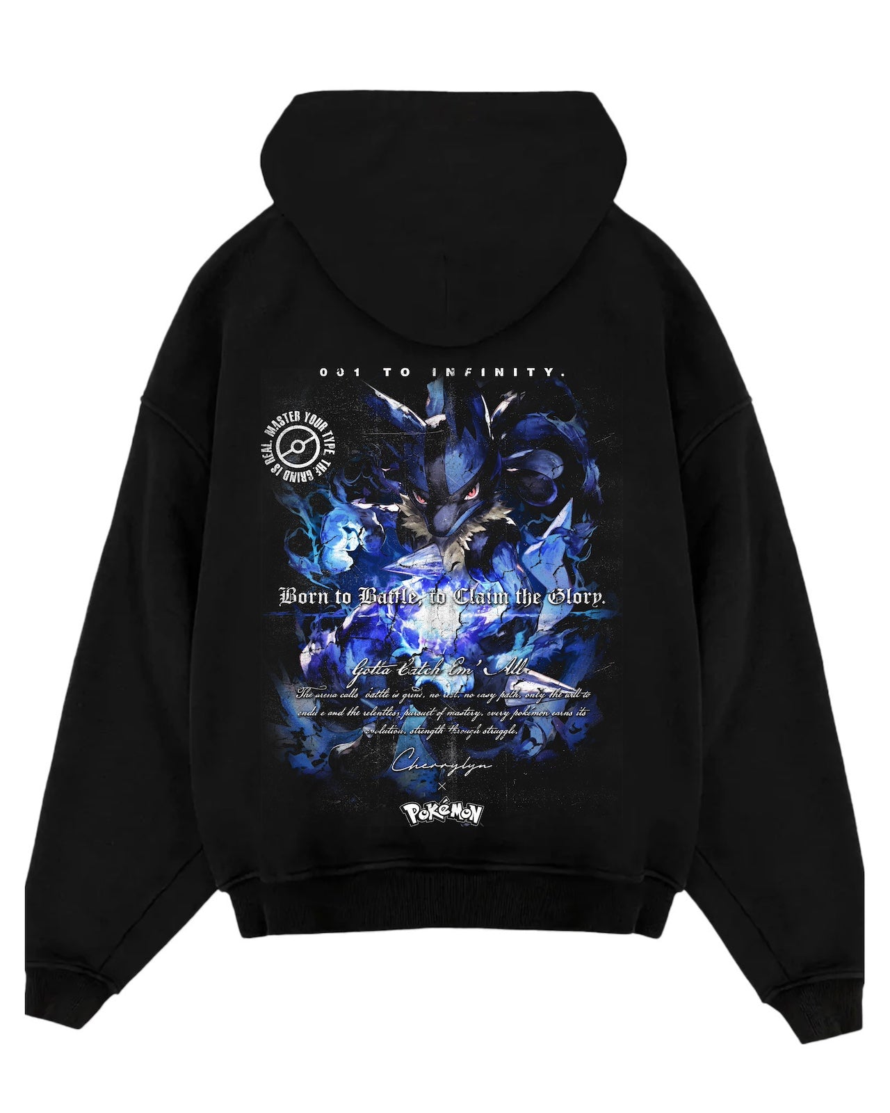 Pokémon 'Lucario' Oversized Hoodie