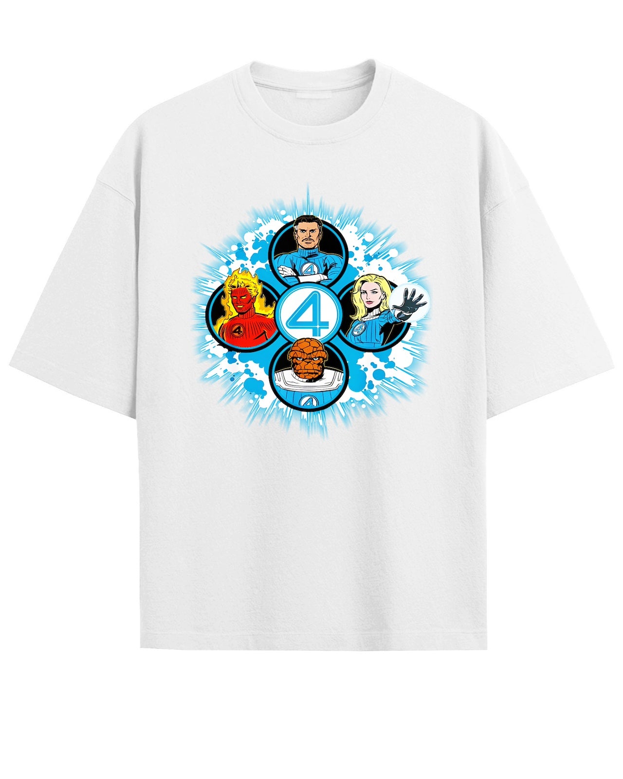 Fantastic Four 'First Steps' White T-Shirt