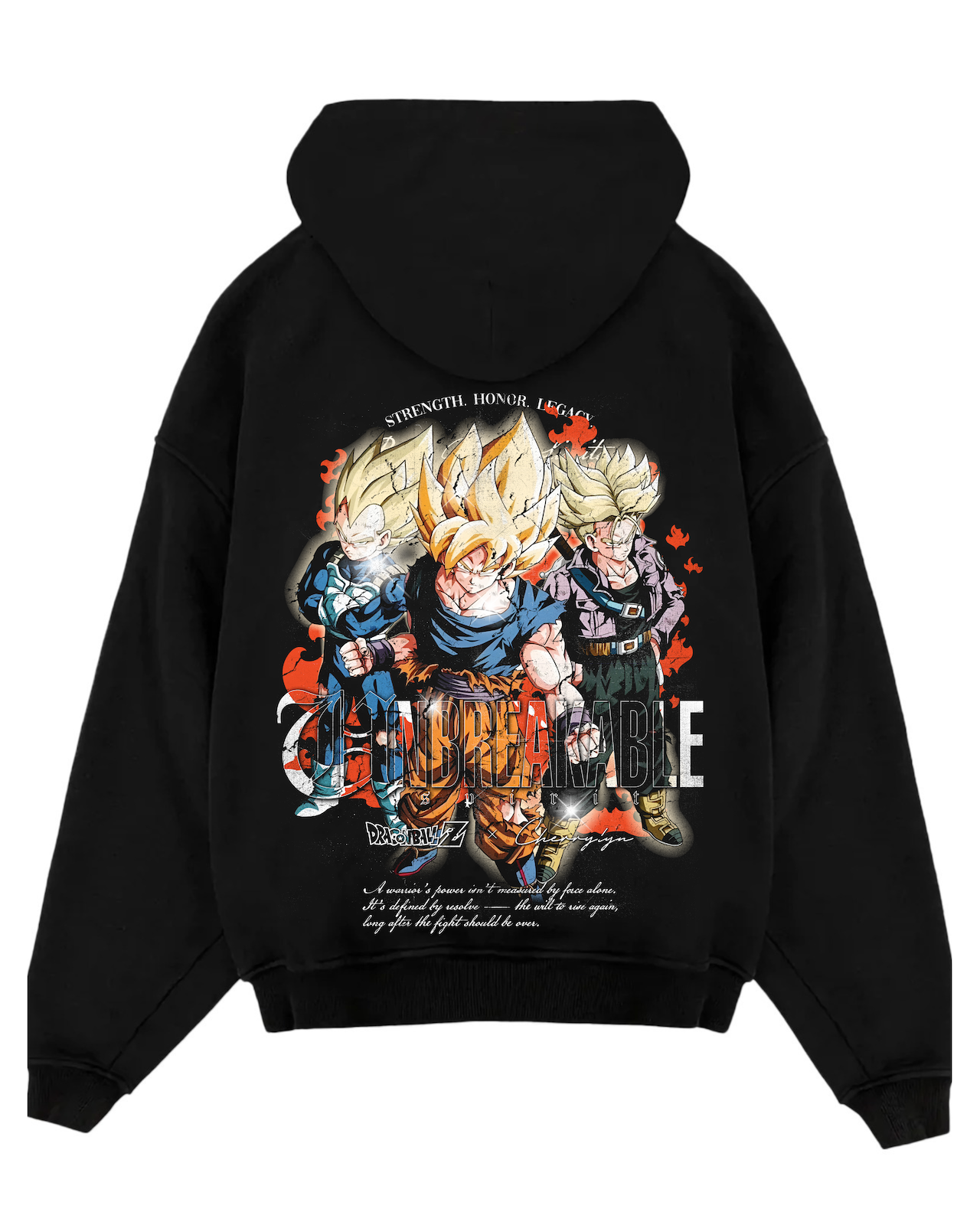 DBZ 'Super Saiyans' Oversize Hoodie