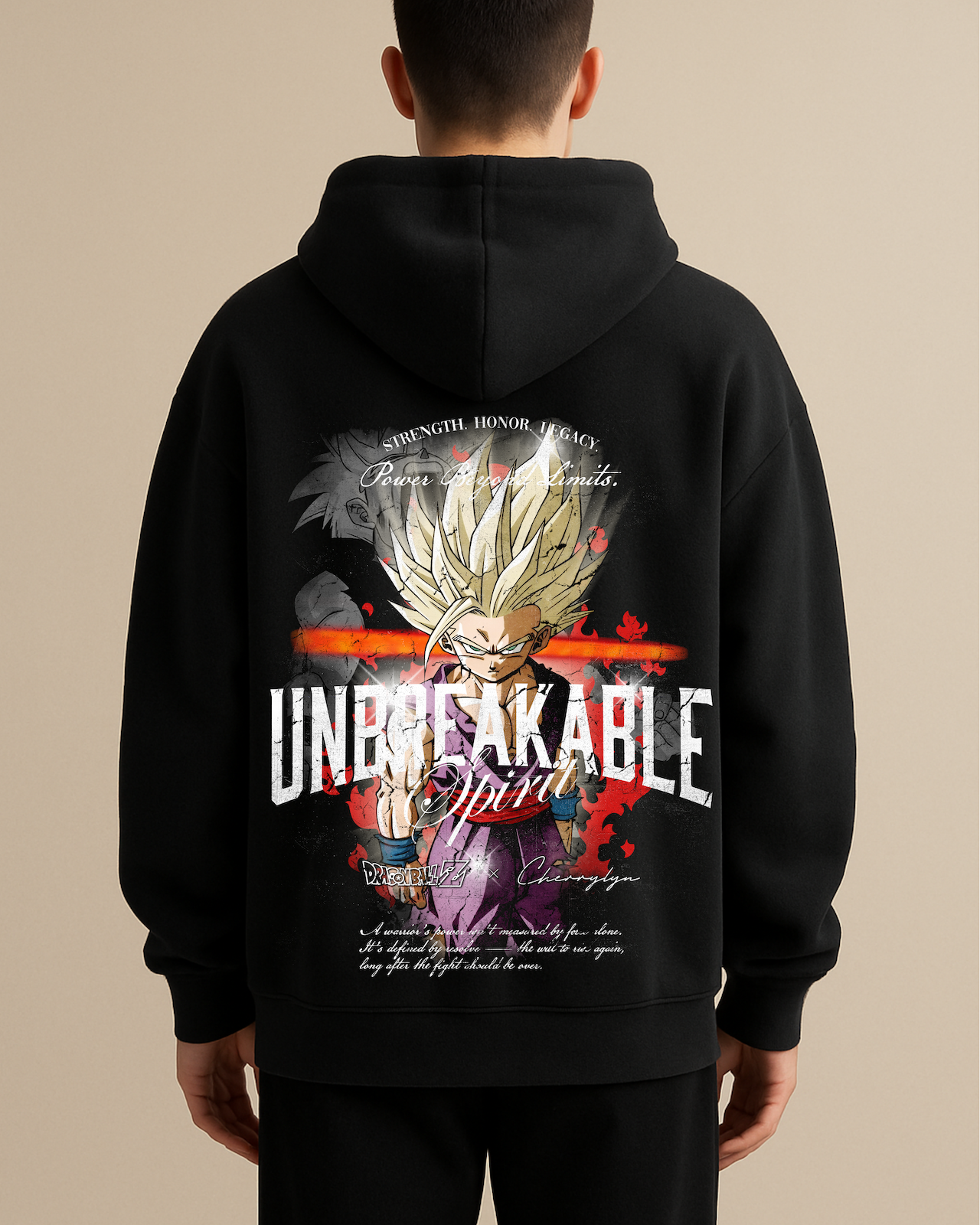 DBZ 'Teen Gohan' Oversize Hoodie