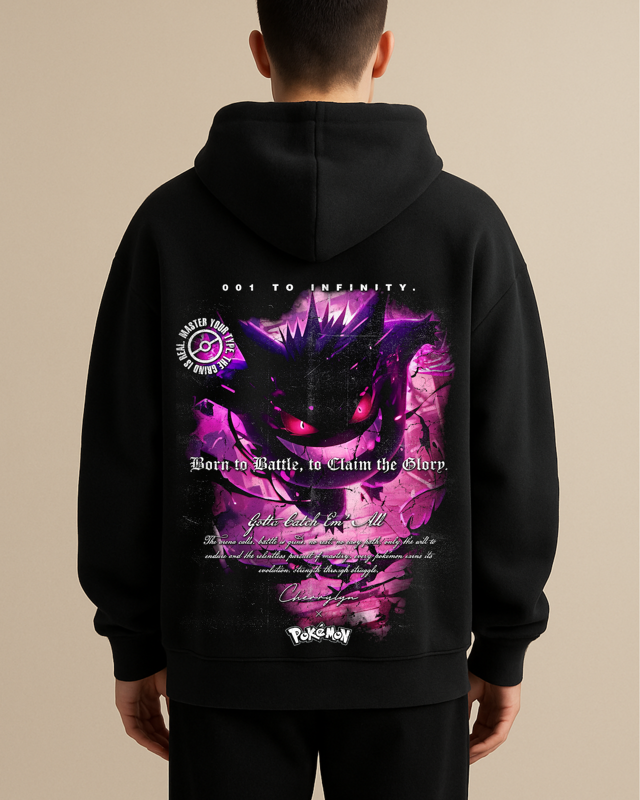 Pokémon 'Gengar' Oversized Hoodie