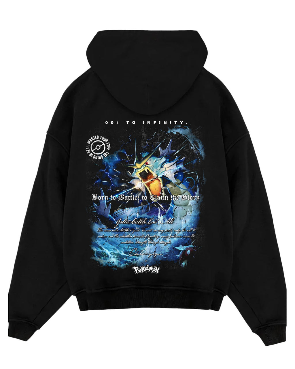 Pokémon 'Gyarados' Oversized Hoodie