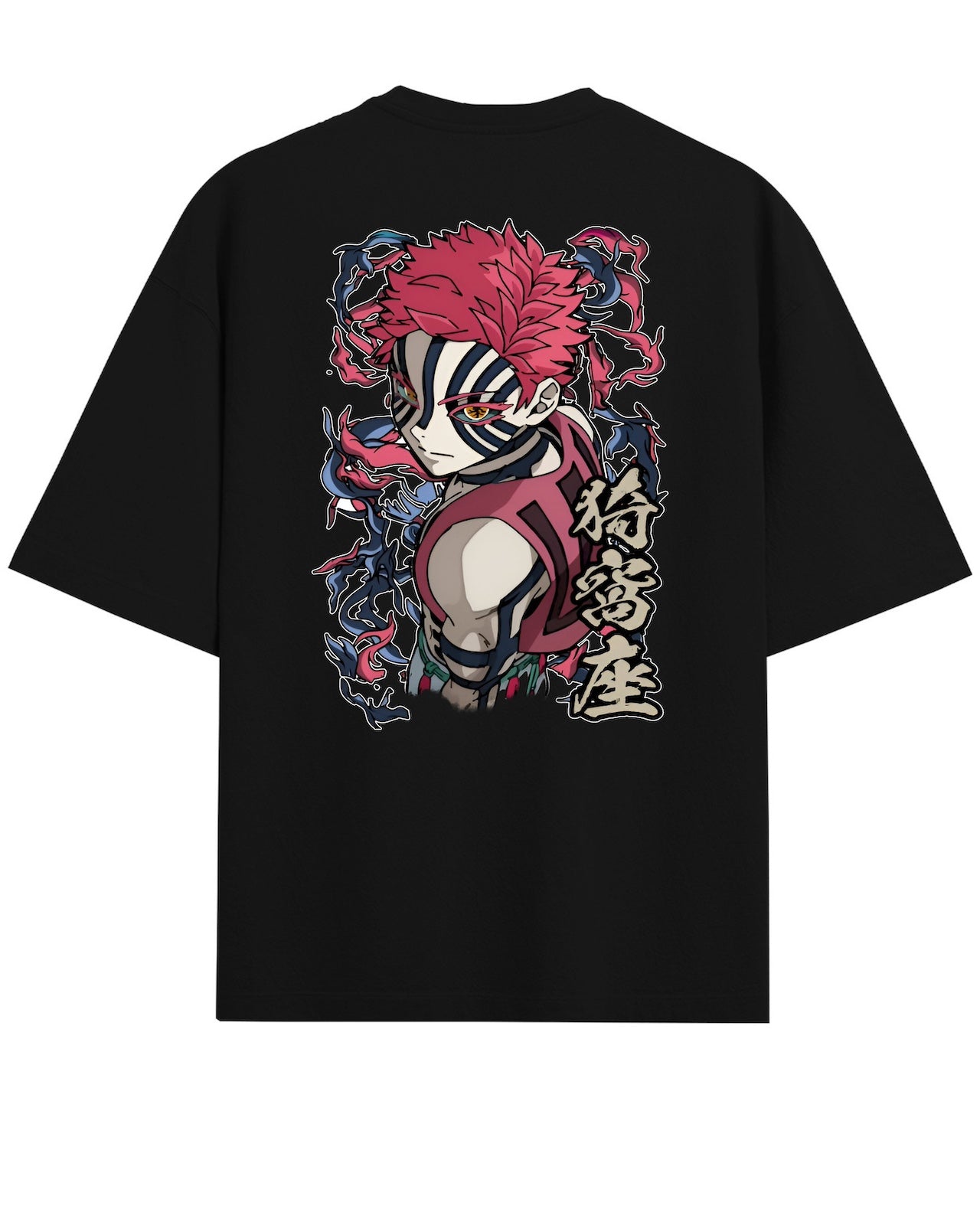 'Upper Moon Three' Black Oversized T-Shirt
