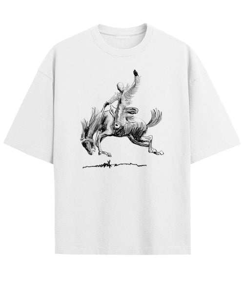 'Bad Bunny: Nadie Sabe' White  Oversized T-Shirt