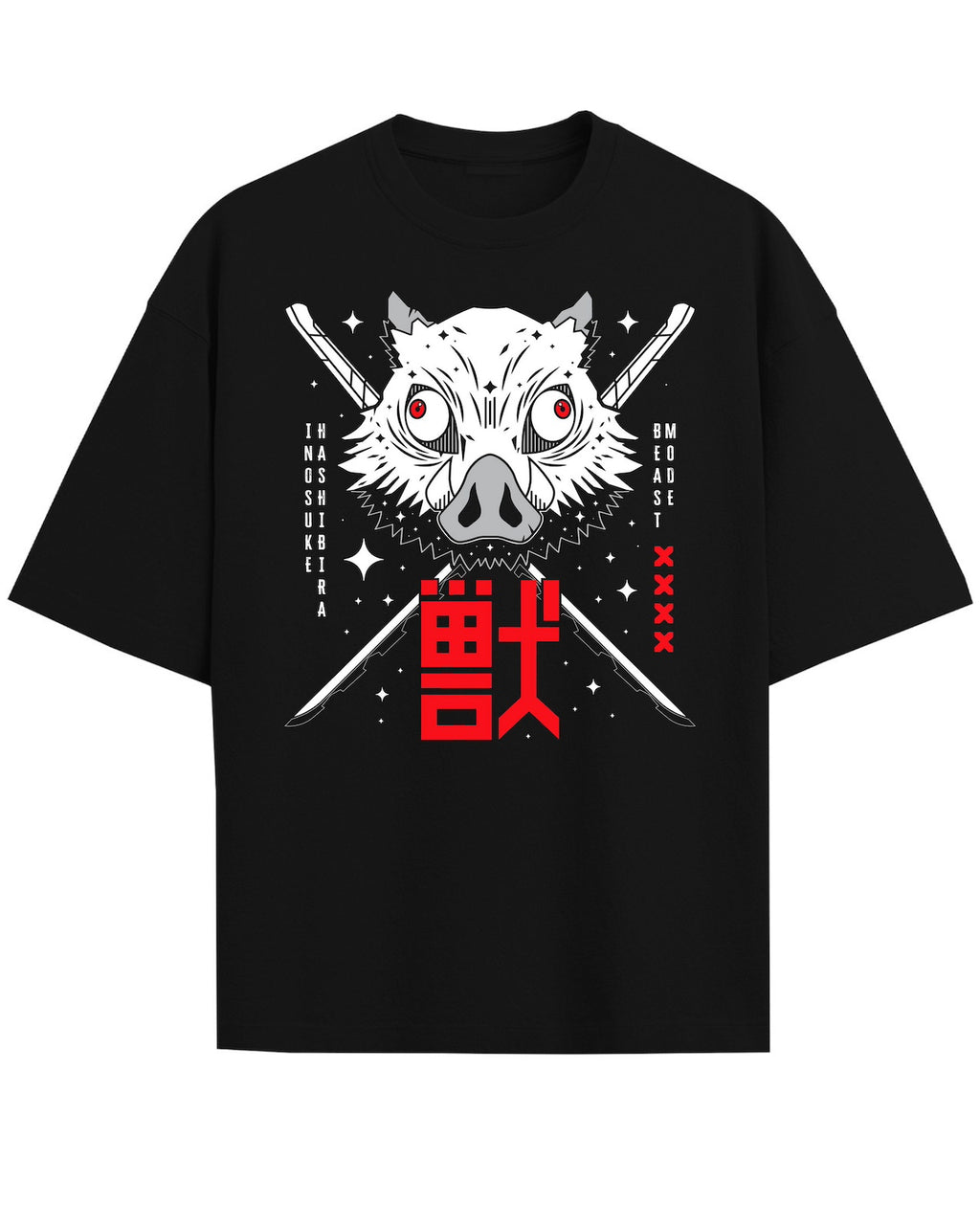 'Boar's Rage' Oversized T-Shirt