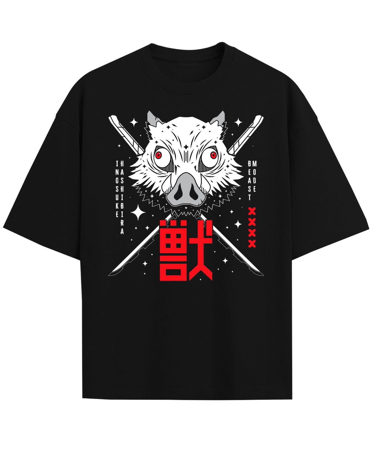 'Boar's Rage' Oversized T-Shirt