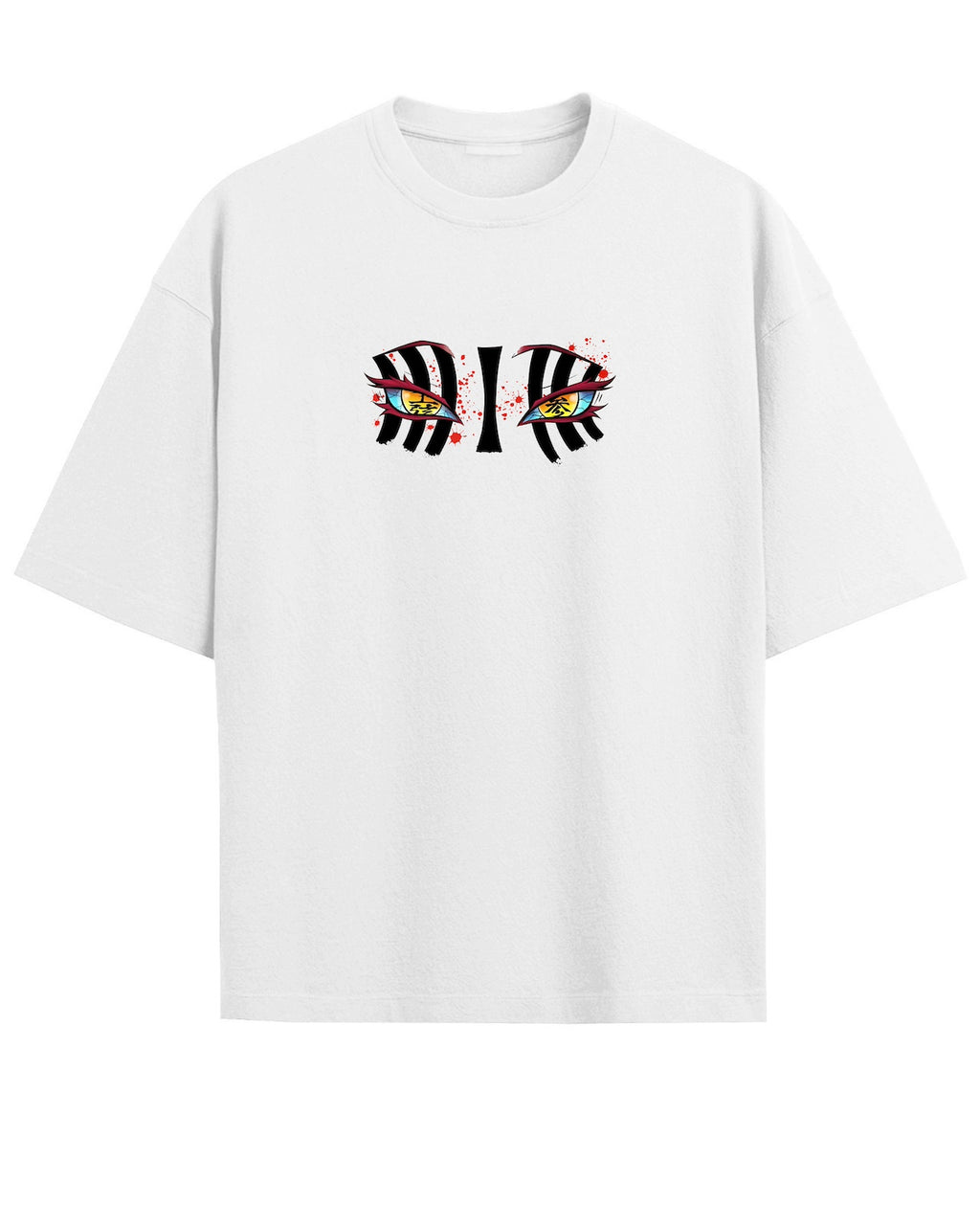 'Upper Moon Three' White Oversized T-Shirt