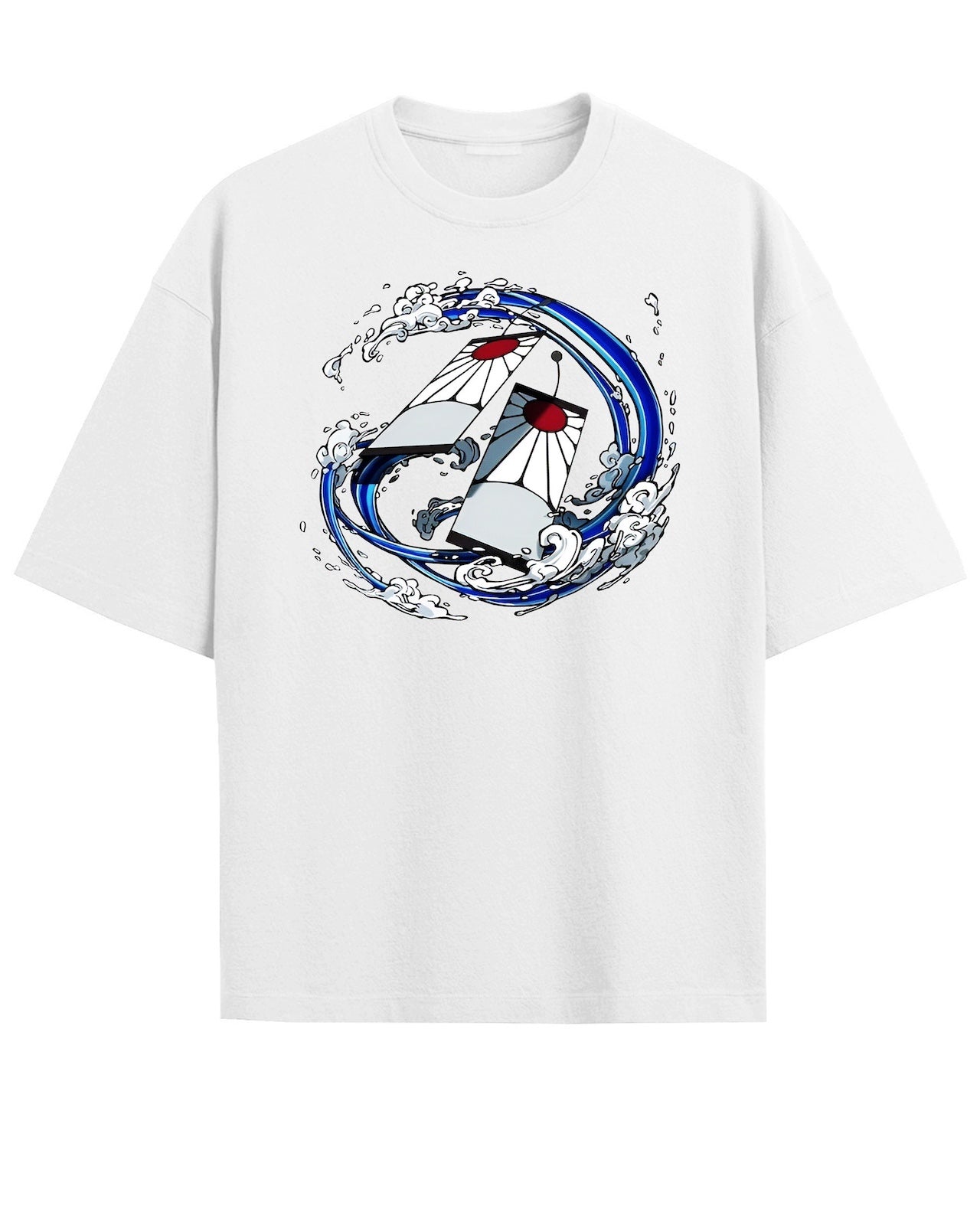 'Demon Slayer: Tanjiro Earrings' Oversized T-Shirt